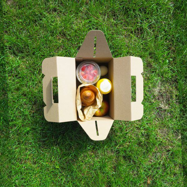 Cardboard breakfast box