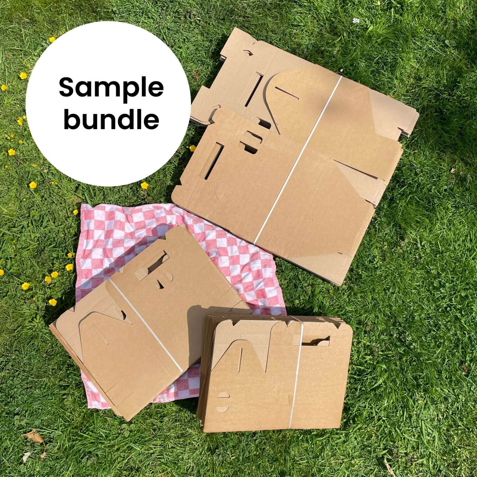 Take away Picnic box Picnic box made of cardboard Take away box